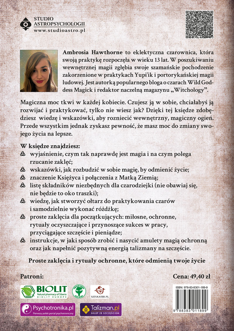Księga skutecznych zaklęć początkującej czarownicy -Hawthorne